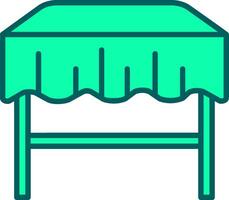 Dining Table Icon Design Symbol vector