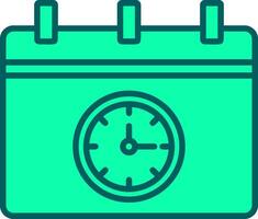 Deadline Icon Design Symbol vector