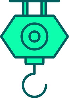 Crane Icon Design Symbol