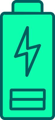 Charging Battery Icon Design Symbol