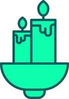 Candles Icon Design Symbol vector