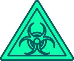 Biological Hazard Icon Design Symbol vector