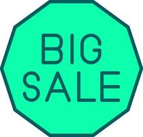 Big Sale Icon Design Symbol vector