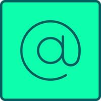 Arroba Icon Design Symbol vector
