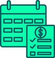 Bill Icon Design Symbol vector