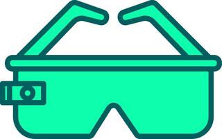 Ar Glasses Icon Design Symbol vector
