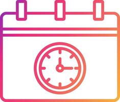 Deadline Icon Design Symbol vector