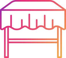Dining Table Icon Design Symbol vector
