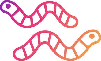 Worm Icon Design Symbol vector