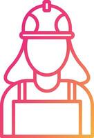 Worker Icon Design Symbol vector