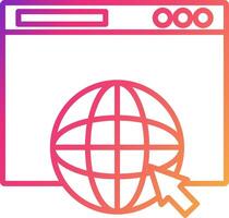 Web Page Icon Design Symbol vector