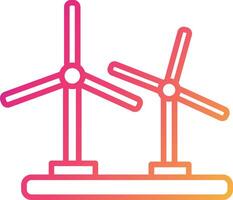 Wind Turbine Icon Design Symbol vector