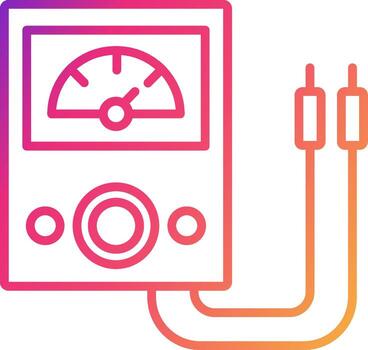 Voltmeter Icon Design Symbol vector