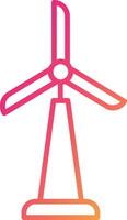 Wind Turbine Icon Design Symbol vector