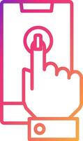 Touchscreen Icon Design Symbol vector