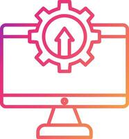 Upgrade Icon Design Symbol vector