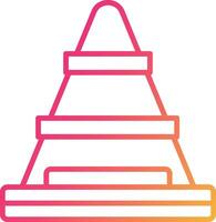 Traffic Cone Icon Design Symbol vector