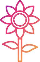 Sunflower Icon Design Symbol vector