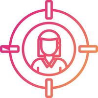 Target Icon Design Symbol vector