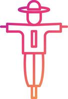Scarecrow Icon Design Symbol vector