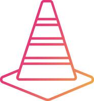 Traffic Cone Icon Design Symbol vector