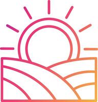 Sunrise Icon Design Symbol vector