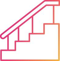 Stairs Icon Design Symbol vector