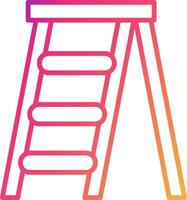Step Ladder Icon Design Symbol vector