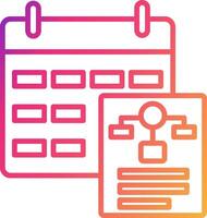 Project Icon Design Symbol vector