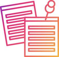 Sticky Notes Icon Design Symbol vector