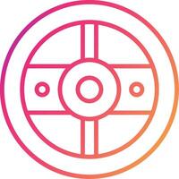 Steering Wheel Icon Design Symbol vector