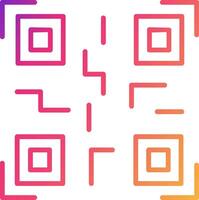 Qr Code Icon Design Symbol vector