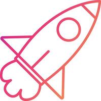 Rocket Launch Icon Design Symbol vector