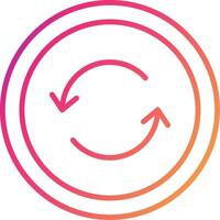 Refresh Icon Design Symbol vector