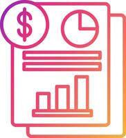 Income Statement Icon Design Symbol vector