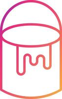 Paint Bucket Icon Design Symbol vector