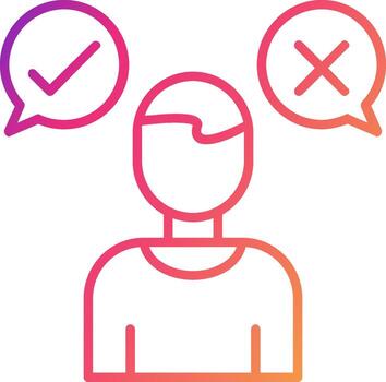 decisión marcador icono diseño símbolo vector