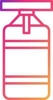 Punching Bag Icon Design Symbol vector