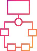 Flowchart Icon Design Symbol vector