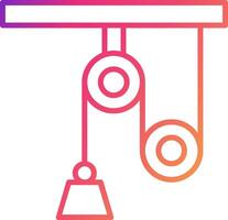 Pulley Icon Design Symbol vector
