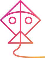 Kite Icon Design Symbol vector