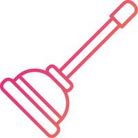 Plunger Icon Design Symbol vector