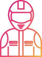 Racer Icon Design Symbol vector