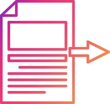 Document Icon Design Symbol vector