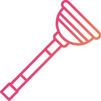 Plunger Icon Design Symbol vector