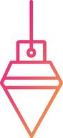 Plumb Bob Icon Design Symbol vector