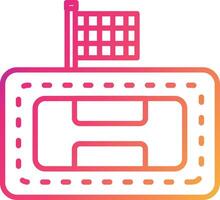 Race Track Icon Design Symbol vector