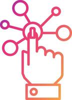 Interaction Icon Design Symbol vector