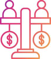 Equity Icon Design Symbol vector