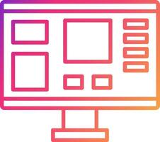 Mood Board Icon Design Symbol vector